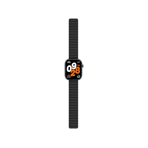 IMIKI FRAME LITE ST2 - Smartwatch uomo donna - Display ISP 1,96", Connettività Bluetooth, Cinturino magnetico, Misura ossigeno nel sangue e Frequenza cardiaca, Android e iOS - Blue + Black/Red - 7