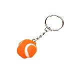 REPALY 2 Piezas Llavero De Tenis, Colgante De Bolso, Colgante, Pendientes De Actividad Deportiva, Pendientes, Pendientes, Accesorios, Naranja Llavero