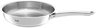 Fissler Steelux Pro patelnia ze stali nierdzewnej (Ø 24 cm), niepowlekana, do kuchenek indukcyjnych