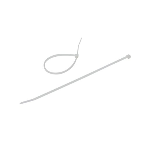 Collier électricien | Collier plastique serrage | Attache de câble | Serre câble | Sachet avec accroche de 25 colliers 3,6 mm x 200 mm PA 6,6 | Incolore | 709088 Debflex