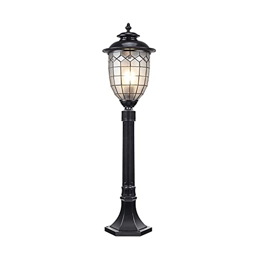 Lampadaire imperméable de 35.4 pouces pour sécuriser une entrée sombre