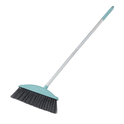 NOLITOY Stainless Steel Indoor Broom Heavy Duty Outdoor Sweeper Broom for Easy Cleaning