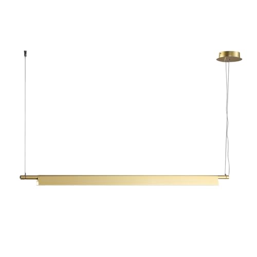 Lámpara de techo colgante LED lineal minimalista de 4000K con luz neutra moderna LWX