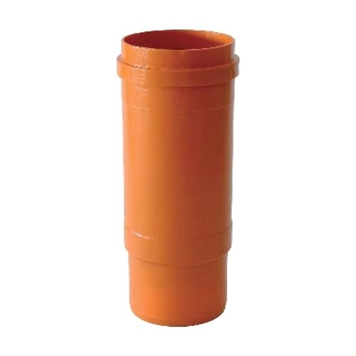 IT.RE 362-GD-100 Giunto di dilatazione in PVC Rosso con Guarnizione al Labbro 100mm per Tubi di Scarico, Multicolore