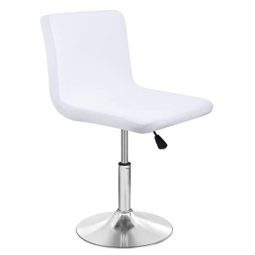 Deisy Dee Stretch Chair Cover Slipcovers for Low Short Back Chair Bar Stool Chair C114 (White) by Deisy Dee - Used condition - CA$7.78