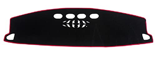 Tapis de tableau de bord Skoda Kodiaq finition haut de gamme liseré rouge RHD