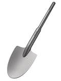 AZUNO SDS Max Clay Spade Shovel Bit, 4-1/2' x 17' Heavy-Duty 40CrMo Steel Shovel Bit for Rotary Hammer & Jack Hammer, for Digging in Clay, Soil, Gravel, Sandstone, Adobe