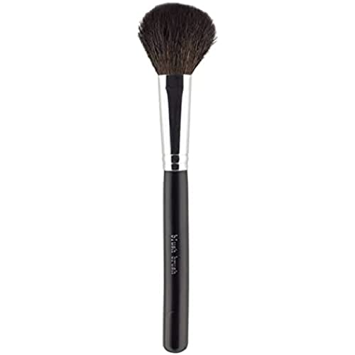 Bodyography Soft Synthetic Angled Makeup Brush | Single Precision Tool for Contouring, Highlighting, Blending, and Setting | Fluffy, Travel-Friendly Face Brush for Cream, Liquid, or Powder Application