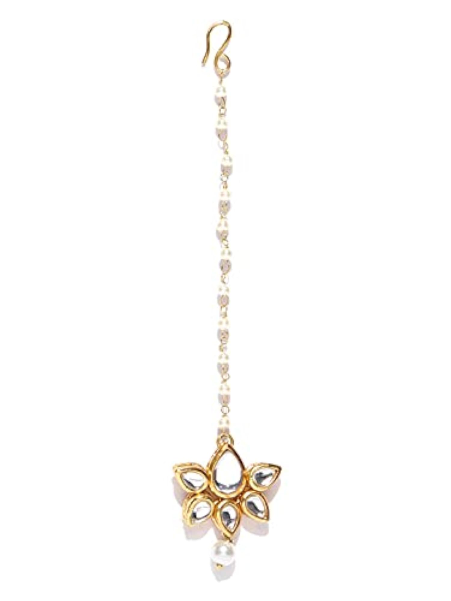 Gold-Plated Kundan Stone-Studded Choker Jewellery Set