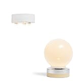 puppenhaus beleuchtung kabellos LED-BELEUCHTUNG: Die Leuchten sind batteriebetrieben und schalten sich nach 15 Minuten von alleine aus. Die Klettstoffstickers werden an der Decke befestigt, währen der Gegenpol an der Basis der Deckenleuchte befestigt wird - somit kann die Lampe zwischen den zwei Klettstoffstickern frei bewegt werden. 2 Batterien (CR2032) werden mitgeliefert. Kindersicher - kein Kabel oder Stromanschluss notwendig.