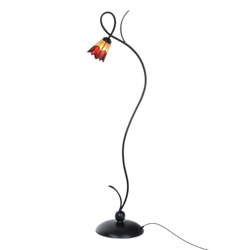 Lampadaire Tiffany Lovely Fleur de Vanneau, poésie lumineuse Art Deco pour votre intérieur