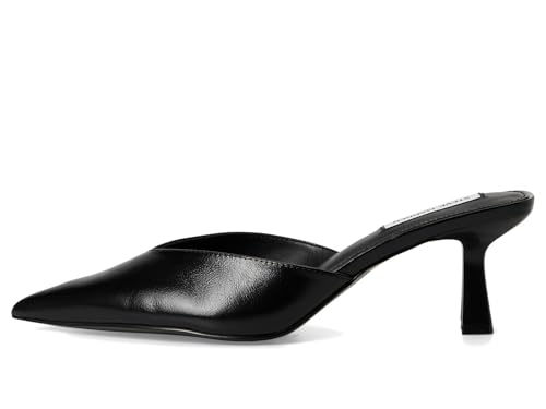 Steve Madden Women's Mod Mule, Black Leather, 7