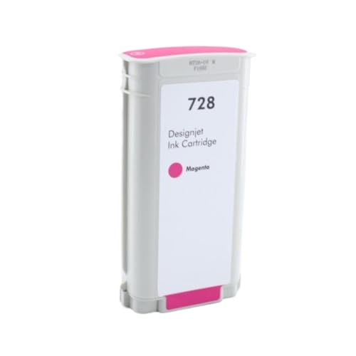 Cartouche 728XL magenta 130ml compatible avec l'imprimante HP DesignJet T730 et T830