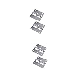 Angoily 4pcs Replacement Luggage Hinge Mute Flat Hinge Suitcase Accessory Removable Industrial