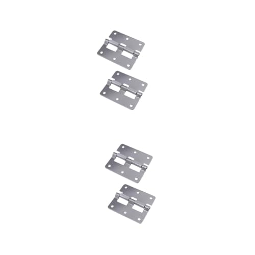 Angoily 4pcs Replacement Luggage Hinge Mute Flat Hinge Suitcase Accessory Removable Industrial