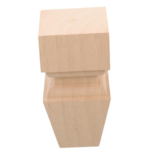 Patas de sofá de madera talladas para solucionar muebles bajos o dañados 2