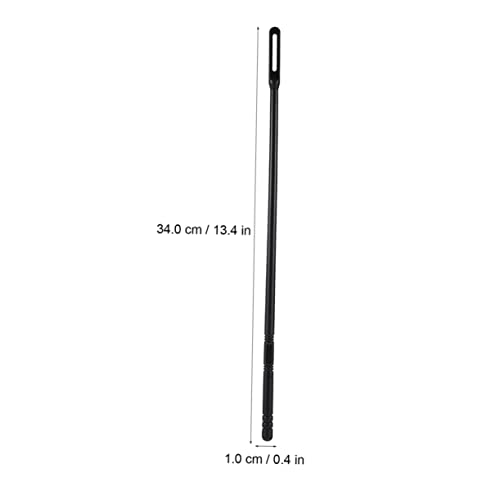VINTORKY Flute Cleaning Rod Set Durable Cleaning Stick with Cloths for Flute Piccolo Maintenance Essential Tool for Easy Interior and Care