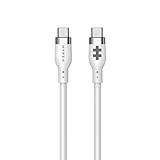 HyperJuice 240W Silicone USB-C to USB-C Cable (6ft/2m) for All Devices – Durable 240W Charging Cable, Portable Tangle-Free Design, Over-Temperature Protection