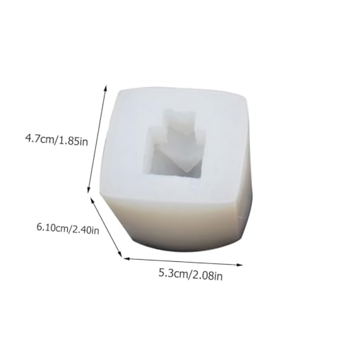 Moule pour bougies maison enneigée en silicone DIY Noël x4 - 3