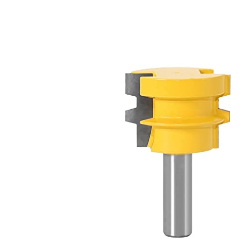 1 mèche à joint de colle - Outil de coupe de burin à bois réversible moyen - Coupe-tenon à tige de 1/2 12 mm for outils de travail du bois(12.7mm shank)