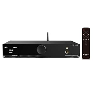 SMSL AS400 MA5332MS Power Amplifier CS43131 165W x 165W DAC Headphone Amp, USB/Coax/Opt/HDMI ARC/RCA/Phono Input 2.1 Channel Speaker/Subwoofer 4.4mm/6.35mm Headphone Output, MQA DAC Class D Amplifier