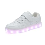 Kids Light Up Shoes with USB Charging Flashing LED Sneakers Luminous Dancing Shoe for Boys and Girls Child...