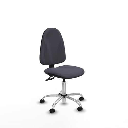Piqueras y Crespo - Chaise pour table à dessin technique Algarra, fonctionnement sans accoudoirs, dossier réglable en hauteur, mécanisme de contact...