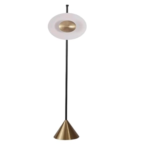 WxuuLTGJR Lámpara de pie para Dormitorio, lámpara de pie con luz Led cálida, botón pulsador, lámpara de pie, Cuerpo de lámpara de Metal, lámpara de pie Alta, lámpara Europea