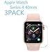 [3PACK] Apple Watch Series 4 40mm Tempered Glass Screen Protector, EcoPestuGo - 9H Hardness,Anti-Fingerprint,Anti-Scratch,Ultra-Clear,Bubble Free Screen Protector Compatible Apple Watch Series 4 40mm