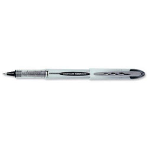 Stylos roller Uni-ball UB200 Vision Elite noir encre liquide pointe 0.8mm trait 0.6mm