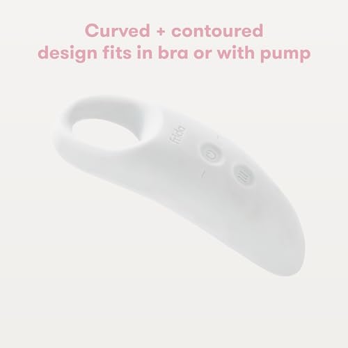 Frida Mom 2-in-1 Lactation Massager - Multiple Modes of Heat + Vibration for Clogged Milk Ducts, Increase Milk Flow, Breast Engorgement - USB Cord Included, White, pink