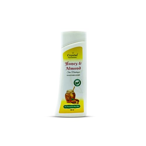 Image of Unisex Professional Honey & Almond Hydrating Moisturizer | Deep Nourishing Skin Cream | Softens, Smooths & Improves Texture | For Men and Women | All Skin Types (100ml)