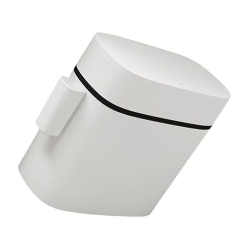 Poubelle de salle de bain avec couvercle anti-odeur pour petits espaces et WC