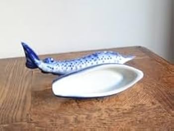 置物 魚と人 骨董品 雑貨 インテリア レトロ 希少なノリタケボーンチャイナの魚置物