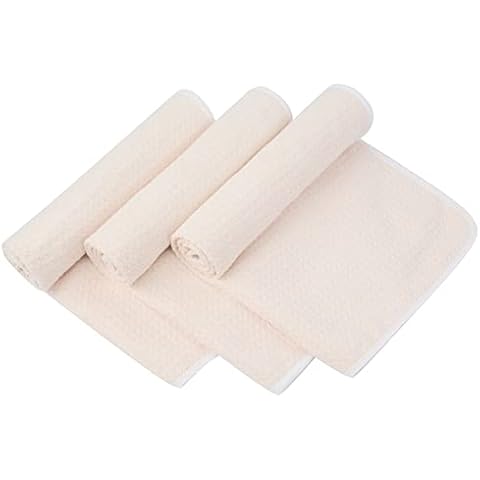 SINLAND Microfiber Dish Drying Towels Waffle Weave Kitchen Towels Absorbent Tea Towels 16 Inch X 24 Inch 3 Pack Linen Cover