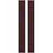 Ekena Millwork ARW101BB207X69WRH Americraft Two 2 Exterior Real Wood Joined Board-n-Batten Shutters (Per Pair), 7"W x 69"H, Wine Red