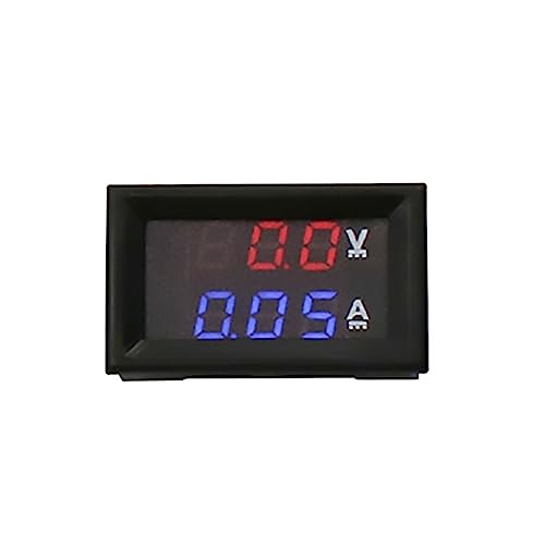 Voltmètre ampèremètre DC 100V 10A avec affichage LED bicolore bleu et rouge