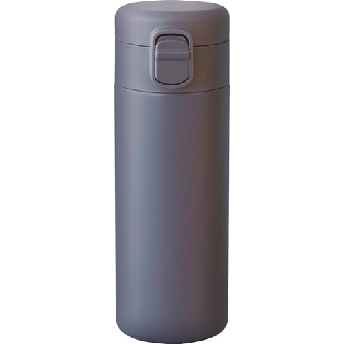 和平フレイズ 食洗器対応 シームレス 水筒 マグボトル 350ml ネイビー ワンタッチ栓 真空断熱ボトル 保温 保冷 RH-1697