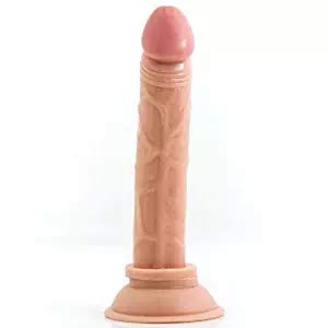 Dildo, Penis Dick Pene Cock Dong con Potenti Ventose per Donne Rosa