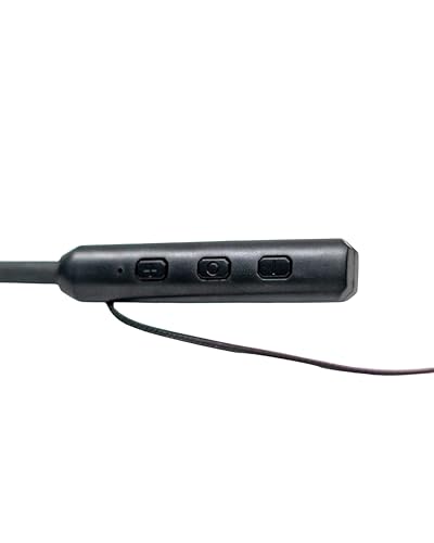Image of TRYTO TML-515 Groove Air Neckband, 35 Hours Playtime, Type C Fast Charging, BT V5.2, 10MM Drivers with Copper Rings, Crystal Clear Sound, IPX5 Water & Sweat Resistant (Black)