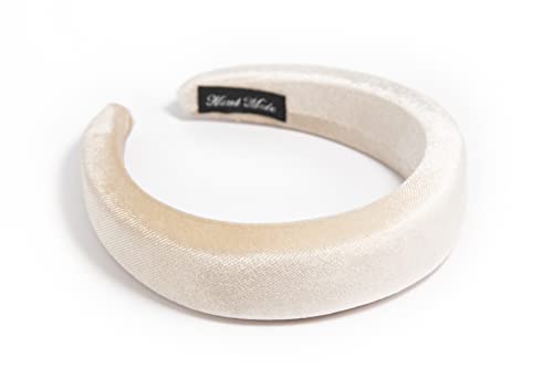 Velvet Padded Headbands for Women - Wide 4.2cm Hair Accessories for Women & Girls, Non-Pinching, Comfortable Fit
