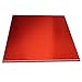 VGGBNG Aluminium Sheet， Aluminum Sheet Metal, Red Anodized Anodising Blank Color Laser Marking Engraving Anodised Aluminum Sheet Plate for Construction, Decorative Metal Sheet(200X200X0.8mm 5pcs)