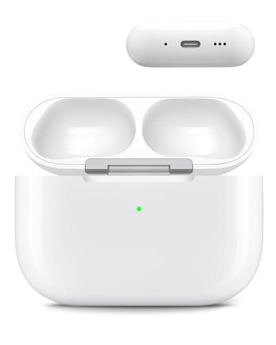 Image of Charging Case Replacement for AirPods Pro 3 - Wireless Charger Case Compatible with Air Pods Pro 3rd Generation with Touch-Control Bluetooth Pairing Sync & 450mAh Battery