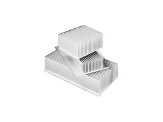 WAKEFIELD ENGINEERING511-6M 511 Series 6 x 5.3 x 2.305 inch 0.65°C/W Thermal Resistance Unfinished Heat Sink - 1 item(s)