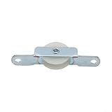 4 Carrucola per corda per ombrellone da per giardino - Supporto in per acciaio e ABS per Tendone 6,3cm