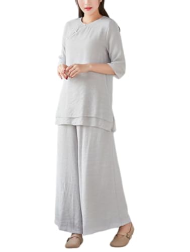 Conjunto de ropa Zen Two para mujer ideal para ceremonias de té y meditación
