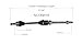 GSP NCV69578 CV Axle Shaft Assembly - Right Front (Passenger Side)