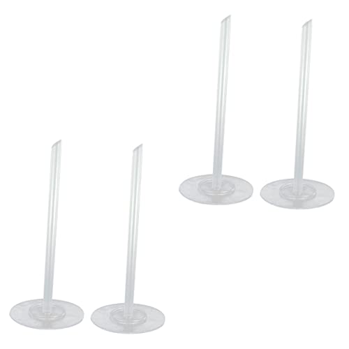 MUCKLILY 4pcs Ice Cream Cake Support Racks Simple and Stable Dessert Stands for Ice Cream Cakes for Home Bakery and Party Use Smooth Surface and Easy to Use