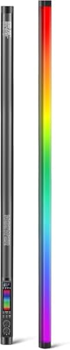 NEEWER TL120C RGB チューブライト スティックライト LEDビデオライト 42W フルカラー RGBWW 撮影ライトバー APP/2.4G/DMX制御 7ピクセル効果 18シーン 0-100%調光 2500K-10000K 色温度 CRI97+TLCI98+ 高演色 6000mAhバッテリー内蔵 ハンドヘルドライト ライブ配信/ビデオ録画/YouTube写真撮影用