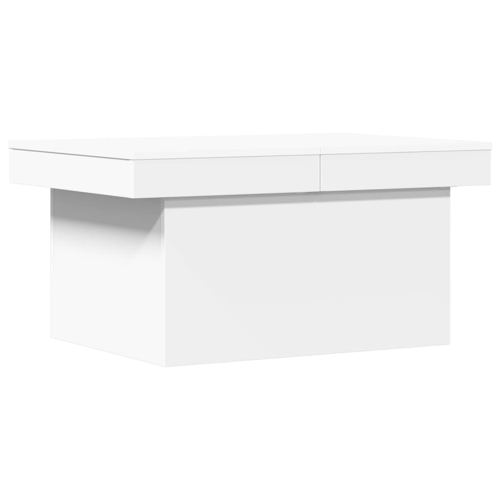 vidaXL Mesa de Centro Madera de ingeniería Blanco 100x55x40 cm